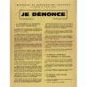 Jean Ruyer, tract "Je dénonce" juin 1967 contre le milieu de l'art contemporain