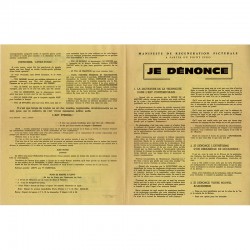 Jean Ruyer "Je dénonce", 1967