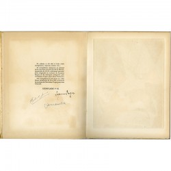 exemplaire de tête singé par Robert Ganzo (l'auteur), Suzanne Roger (l'artiste) et Jean Aubier (l'éditeur)