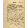 lettre amicale et privée de Raymond Templier à Jean-Jacques Van Melle