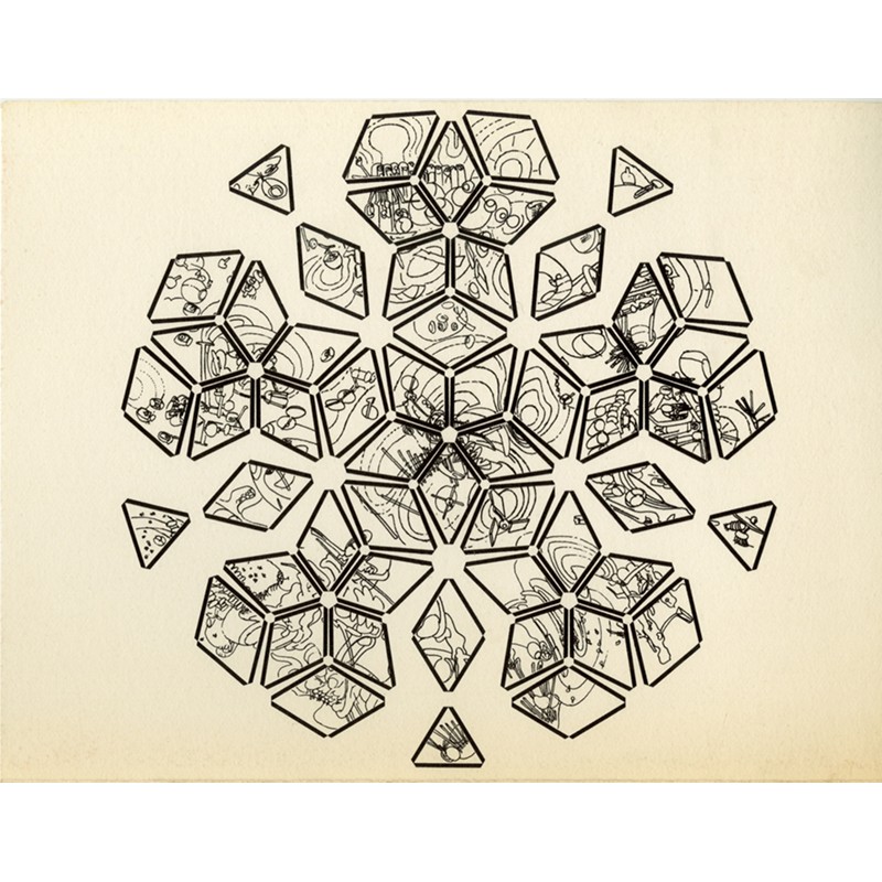 exposition "Matta, le centre du milieu" à la galerie Alexandre Iolas, à Paris, 1968