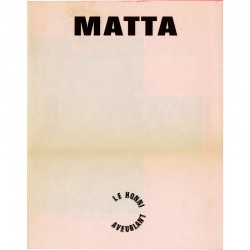 carton d'invitation pour l'exposition de Roberto Matta, "Le honni aveuglant" à la galerie Alexandre Iolas