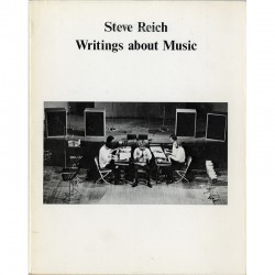 Steve Reich, Writings About Music, 1974