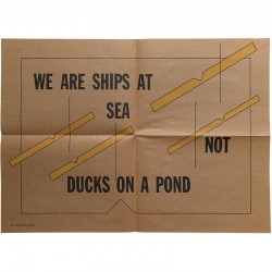 sérigraphie de Lawrence Weiner, Paradigms suitable for daily use, 1986