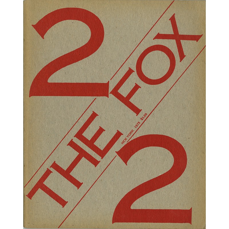 Joseph Kosuth, THE FOX n° 2, 1975