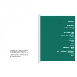 Sommaire du livre de Bernar Venet "Photographies", Marval-rueVisconti, 2022