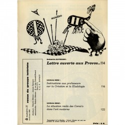 Ô, revue du groupe lettriste numéro H d'avril-mai 1966, Roberto Altmann, Isidore Isou