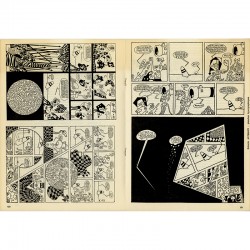 illustrations en NB de Roberto Altmann, in "Ô", revue du groupe lettriste numéro H d'avril-mai 1966