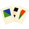 3 des 10 lithographies d'Ellsworth Kelly éditées par GEMINI G.E.L. en 1970