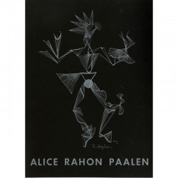 carton d'invitation de l'exposition d'Alice Rahon Paalen, à la Nierendorf Gallery, à New York, du 18 novembre au 7 décembre 1946