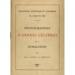 Henri Gadeau de Kerville, Photographies d'arbres de Normandie, 1896