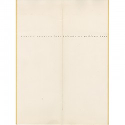 carte de vœux de Daniel Cordier, s.d.