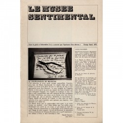 Daniel Spoerri "Le Musée sentimental", Centre Pompidou, 1977
