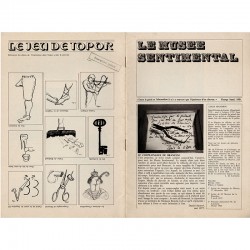 catalogue de l'exposition de Daniel Spoerri au Centre Georges Pompidou, 1977