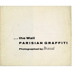 catalogue de "Language of the wall" de Brassaï à l'Institute of Contemporary Arts, à Londres, 1958