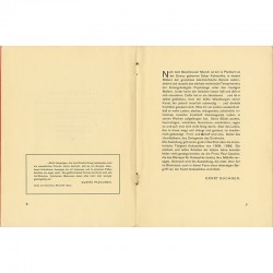 catalogue d'Oskar Kokoschka, textes en allemand d'Ernst Buchner et Hermann Abels, 1929