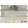 carton d'invitation pour l'exposition de Janco, à la galerie Denise René, 1963