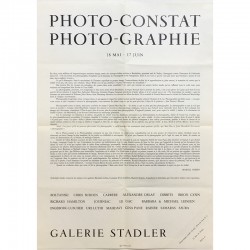 vernissage de l'exposition collective "Photo-constat – Photo-graphie" à la galerie Stadler, le 18 mai 1978