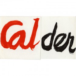 Exposition Alexander Calder, galerie Maeght, 1973
