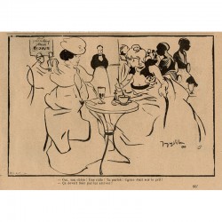 Jacques Villon, dessin dans Le Tutu, 1902