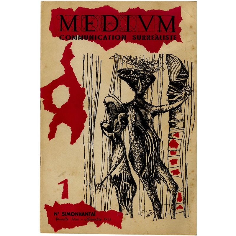 Revue Medium, n°1 illustrée par Simon Hantaï, novembre 1953