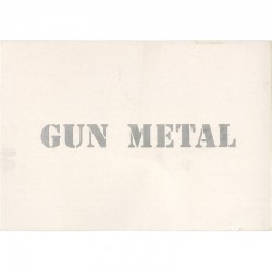Sarkis, Gun Metal, galerie Sonnabend, 1974