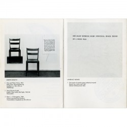 Joseph Kosuth, Lawrence Weiner, "Master works of conceptual art", Paul Maenz  1983