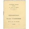 Eugène Carrière, galerie Moos, Paris, 1922