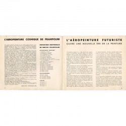 futurisme : l'aeropeinture, Enrico Prampolini, F.T. Marinetti, Bernheim Jeune, 1935