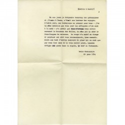 Lettre à Restif, avant-propos de Louis Scutenaire adressé à Paul Lebeer, 1977