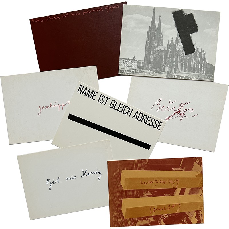 Joseph Beuys, cartes postales, Staeck