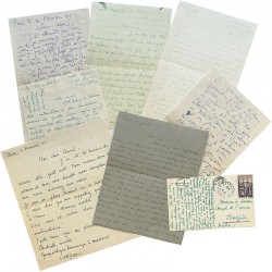 lettres manuscrites de Jean Carzou, 1952-1955