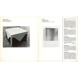 catalogue de l'exposition collective "Primary Structures, Jewish Museum, New York, 1966