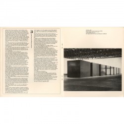 catalogue Donald Judd conçu par Jan van Toorn, 1970