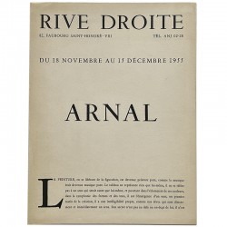 ARNAL, Galerie Rive Droite, Paris, 1955
