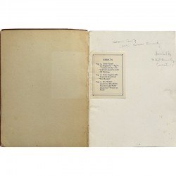 John Quinn, Pidgeon Hill Press, Huntington, 1926