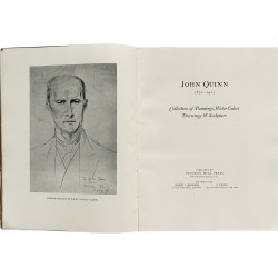 catalogue de la célèbre collection de John Quinn, 1926