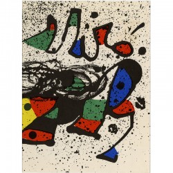 vernissage de Joan Miró, galerie Maeght, Barcelone, 1978
