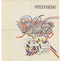 vernissage Saul Steinberg, Maeght, à Paris, le 25 mars 1966