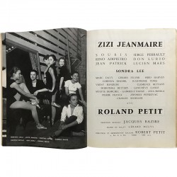 La revue des ballets de Paris de Roland Petit, Zizi Jeanmaire, 1956-1957