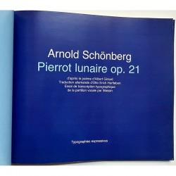 Pierrot lunaire op. 21, Robert Massin, Arnold Schönberg