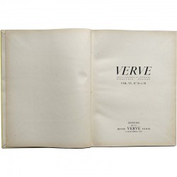 Verve, par Tériade, tableaux de Matisse à Vence, 1944 -1948