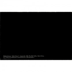 Richard Long pour le coffret "Artists & Photographs", édité par Multiples, Inc. en 1970