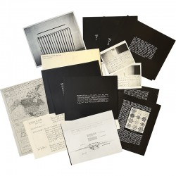 contribution de Joseph Kosuth pour le coffret "Artists & Photographs", édité par Multiples, Inc. en 1970