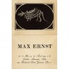 Max Ernst, Alexandre Iolas, carton et carte de vsite,1969