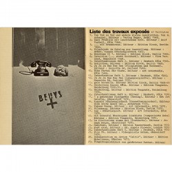 Joseph Beuys, galerie Bama, à Bordeaux, du 15 mars au15 avril 1974