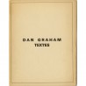 Dan Graham, Textes, 1974