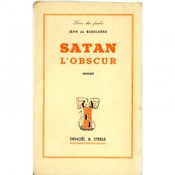 couverture de "Satan l'obscur" de Jean de Bosschère