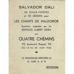 Salvador Dalí, Les chants de Maldoror, Lautréamont, 1934
