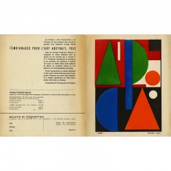 bulletin de souscription pour "Témoignages pour l'art abstrait", Art d'aujourd'hui, 1952